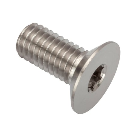 Zoro Select M5-0.80 Socket Head Cap Screw, Flat, Plain 316 Stainless Steel, 8 mm Length ZHF602M5X8