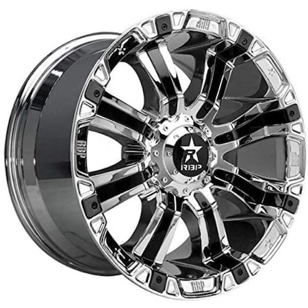 Retozar 11QF Tycoon FGD 24 x 14 in., 6 x 135.0 mm, -76 mm Offset Wheel RE3590391
