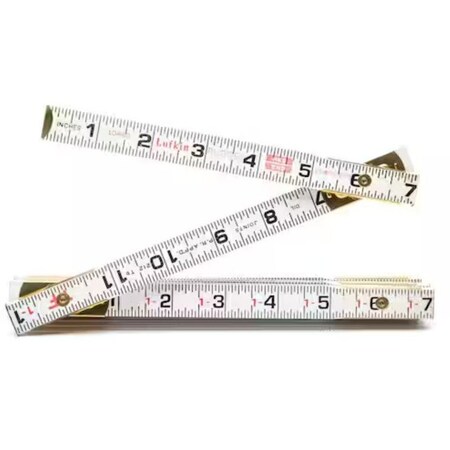 Crescent Lufkin Wood Rule, 6 ft, Paint, PK3 1066DLN