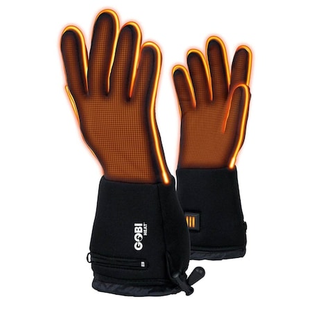Gobi Heat Stealth Heated Glove Liners, Black, SM 718356