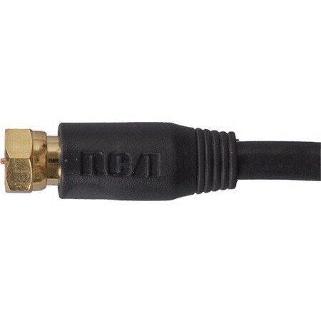 Audiovox VHB655R RCA RG6 Coaxial Cable Black 50ft Black VHB655R