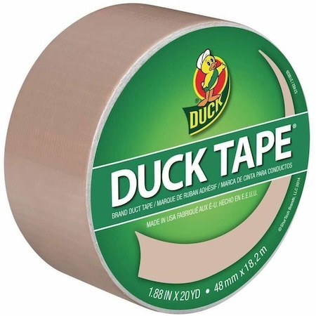Duck Brand Duck 1.88 in. W X 20 yd L Beige Solid Duct Tape 283264