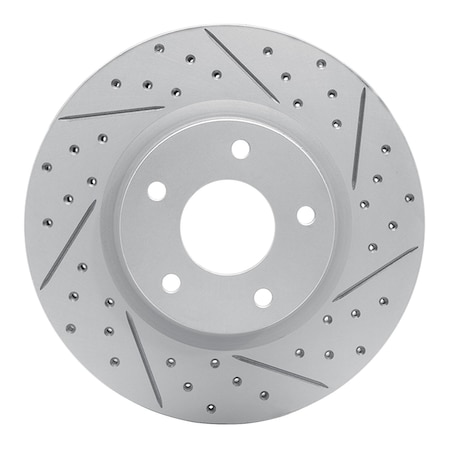 Dynamic Friction Co DFC Geoperformance Rotor - Drilled and Slotted 830-67066R