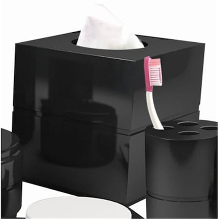 Nu Steel Loft Collection Boutique Tissue - Black Resin, 3PK LT9H