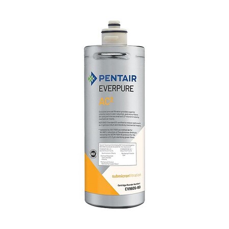 Pentair Everpure Water Filter Cartridge, 0.5 gpm, Carbon EV960580