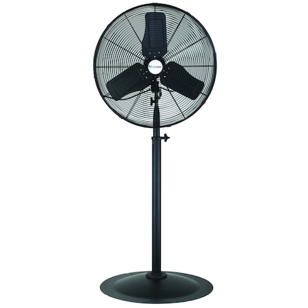 Canarm Standard-Duty Industrial Fan, Pedestal Mount, 120V AC, 7,805/7,403/6,774 cfm PBKD24-OSC