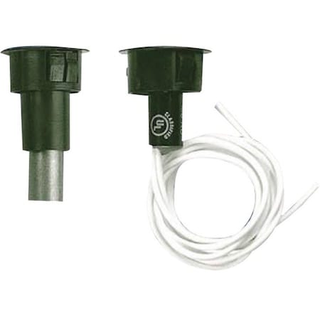 Securitron Door Position Switch, Metal, Anodized, Includes: Cylindrical Permanent Magnet, Magnetic Switch DPS-M-WH
