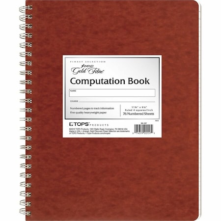 Ampad Retro Computation Notebook, Beige TOP22157