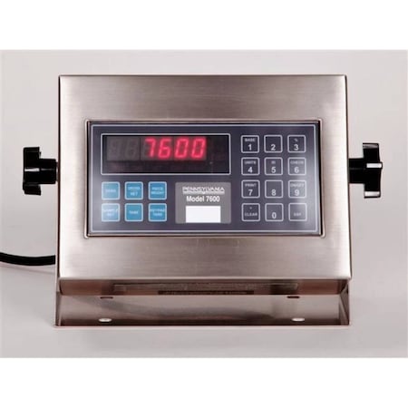 Prime Systems Pennsylvania 7600 Stainless Steel Digital Indicator Washdown Weighing Indicator PS-7600/4WD