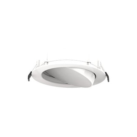 Rab 6-In. Field-Adjustable Gimbal Wafer Recessed Downlight 120-Volt 12-Watt 90 - 1075-Lumens WFRLA6R129FA120WS