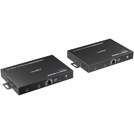 Rocstor TrueReach 4K at 60Hz HDMI KVM Extender over CAT6/CAT6a/Cat7 Ethernet Cable - Supports USB KVM Y10G006-B1