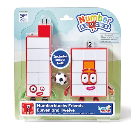 Hand2Mind Numberblocks Friends Eleven and Twelve Figure Set 96924