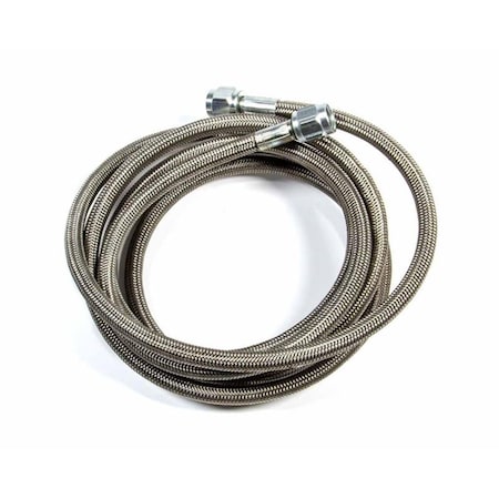 Powerhouse 90 in. No. 4 Braided Line -4 AN Straight & -4 AN Straight Steel Hose PO3610913