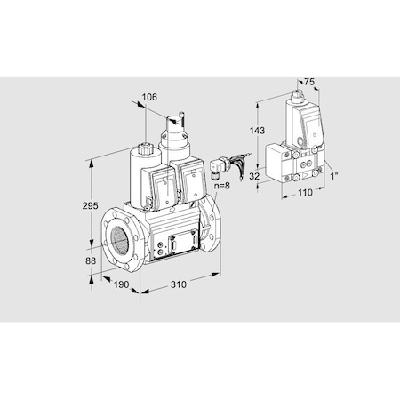 Honeywell Kromschroder VCS780F05NLWRE/PPZ-/PPPP KS88205005