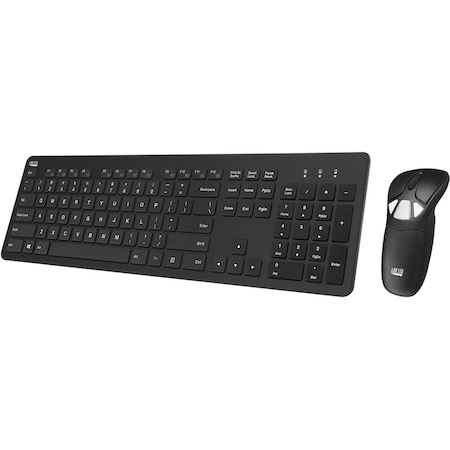 Adesso Air Mouse Go Plus With Full Size Keyboard WKB-5300CB