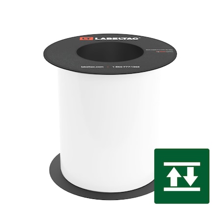 Labeltac High-Tack Label Supply 6in x 75ft LT9, Matte White LT626HK-C