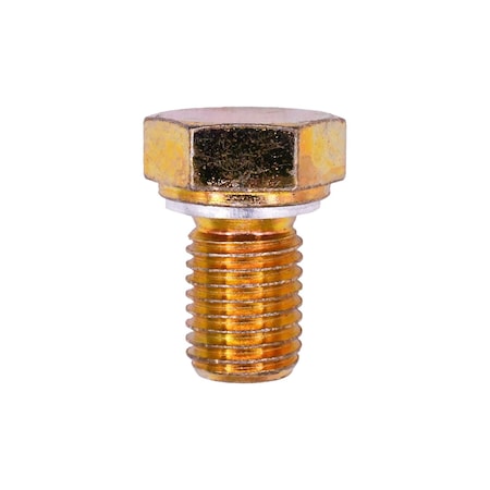 Auveco Oil Drain Plug BMW Oe Style 12mm x 1.50 Yellow Zinc, 2PK 24248