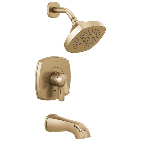 Delta Stryke 17 Series Tub and Shower Only Lumicoat Champagne Bronze T17476-CZ-PR