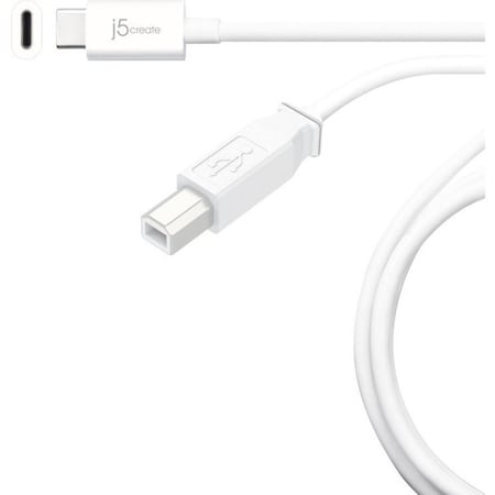J5 Create USB TYPE-C 2.0 TO TYPE-B CABLE JUCX11