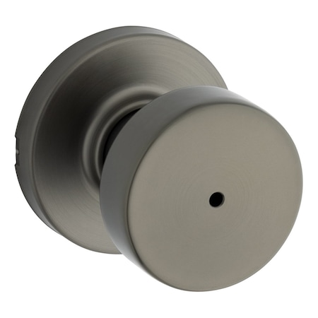 Kwikset Residential Door Knobs Privacy Gunmetal 730PSKRDT-18G
