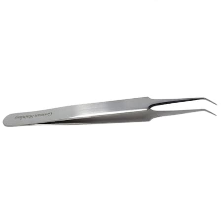 A2Z Scilab Tweezers, Fine Point Angled Tip 4.5 Inch A2Z-ZR1093