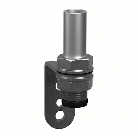 Schneider Electric Tower Light Mount, 1 in dia., Silver XVZ100T