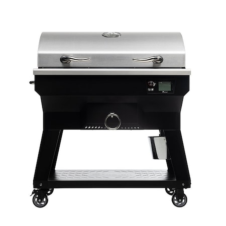 Recteq SmokeStone Series Wi-Fi Pellet Griddle, 600 sq-in Primary Cooking Surface, Side Shelf Included: No RT-600SMKSTN