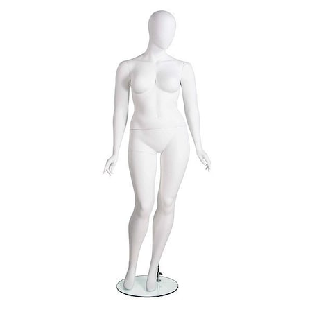 Econoco Retail Mannequin, White, 72 in H AMBERPL