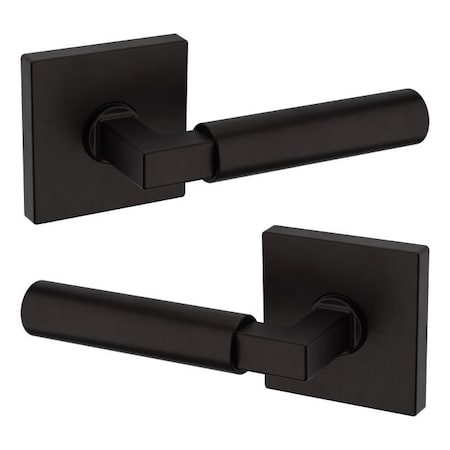 Baldwin Baldwin Preconfigured L029 Lever with R017 Rose Passage Lock with 2-3/8in Backset and Full Lip L029102PASS