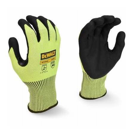 Radians Foam Nitrile, Palm, Hi-Vis Green, M DPG855TM