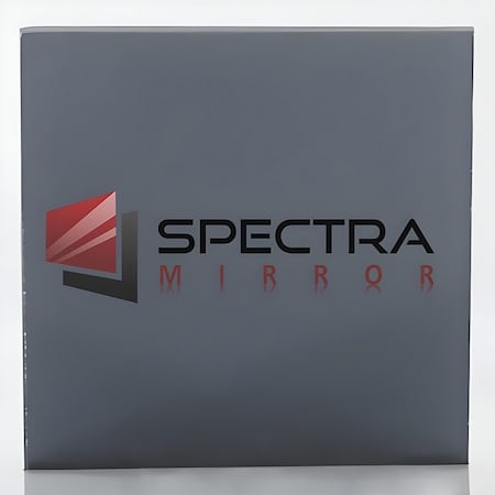 Spectra Mirror 12''X24'', 1/8'' Thick, Gray Acrylic Color Mirror. Sizes Cut Nominal +/-1/8'' 3M1050F1224
