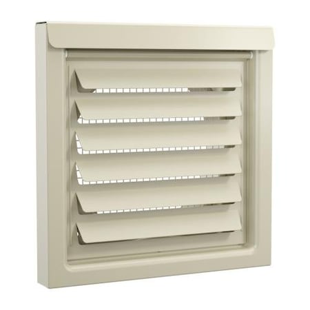 Inovate White 6-Inch Flush Metal Wall Vent, Ensuring Efficient Venting While Matching White Exteriors. FRV6T