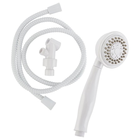 Plumb Pak Handheld Shower, 18 gpm, 3Spray Function, 60 in L Hose K742WH