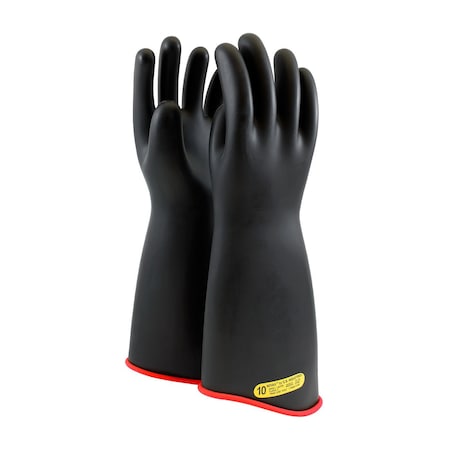 Novax Class 2 Rubber Insulating Glove with Contour Cuff, 18" 162-2-18/7