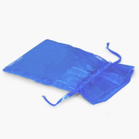 Nashville Wraps French Blue Organza Favor Bags, 3x4, 10PK B01062