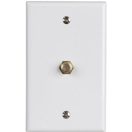 Zenith Wallplate, 4-1/2 in L, 2-3/4 in W, White VW1001WJ1W