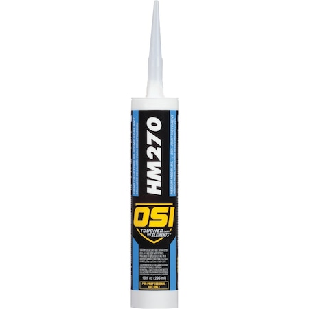 Osi HM-270 10 Oz. Clear 100% Silicone Construction Sealant 1494045