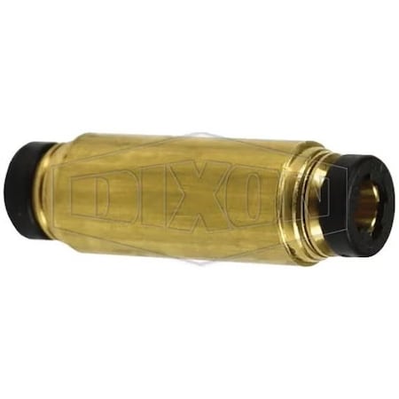 Dixon Legris by Push-In Union, 5/32 in Nominal, Tube, 250 psi Pressure, Brass, Domestic 31060400DOT