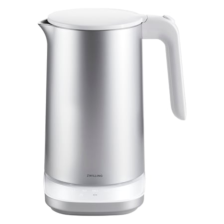Zwilling Enfinigy 1.5-Liter Cool Touch Stainless Steel Electric Kettle Pro, Tea Kettle, Silver 1016120