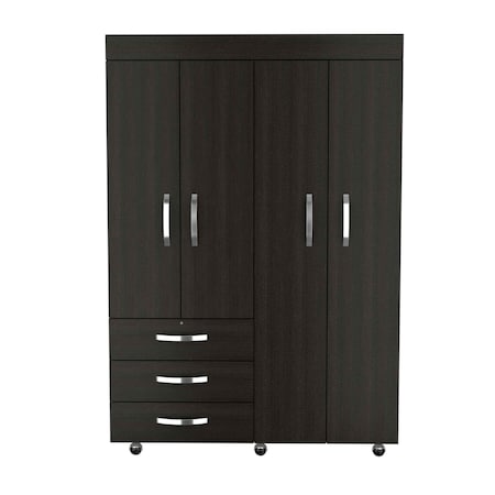 Homeroots 68" Three Drawer Combo Dresser 403748