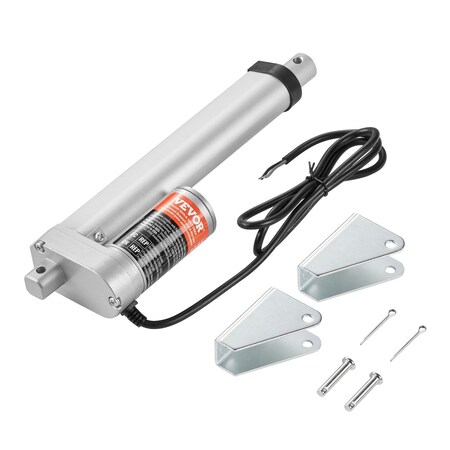 Vevor Linear Actuator 12V 6 Inch High Load 330lbs/1500N 0.19 in/s IP54 Protection OK648-1500N