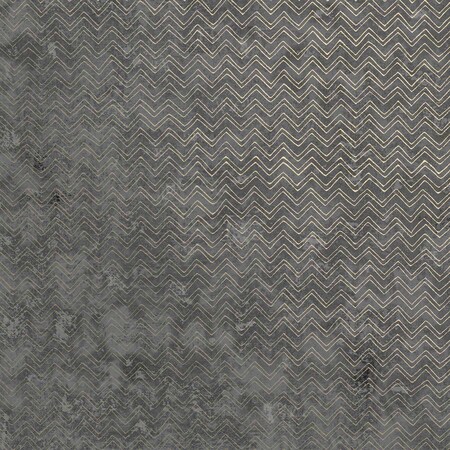 Brewster Luna Charcoal Distressed Chevron Wallpaper 2927-00601