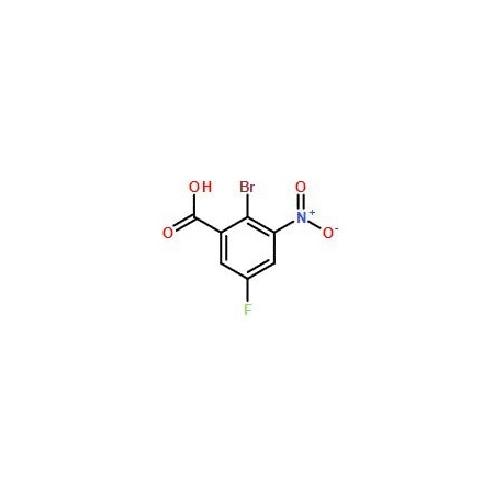 Ak Scientific 2-Bromo-5-fluoro-3-nitrobenzoic acid (250mg), CAS 1055331-73-1 1253AA-250mg