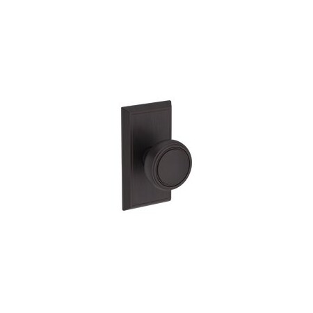 Baldwin Residential Door Knobs Full Dummy Reversible Venetian Bronze FDBREHFR112