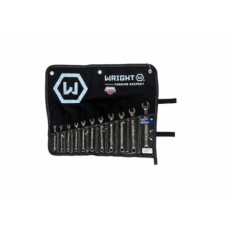 Wright Combo Wrench Set, MET, 12 Point, 11 pcs. 950