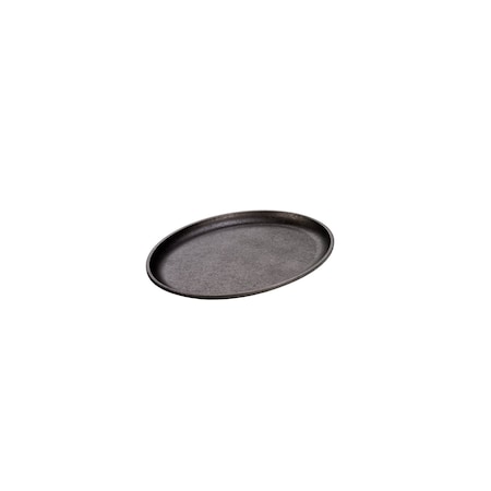 Lodge 13.25 x 10 Inch Oval Cast Iron Serving Griddle, 3PK LJOSH3
