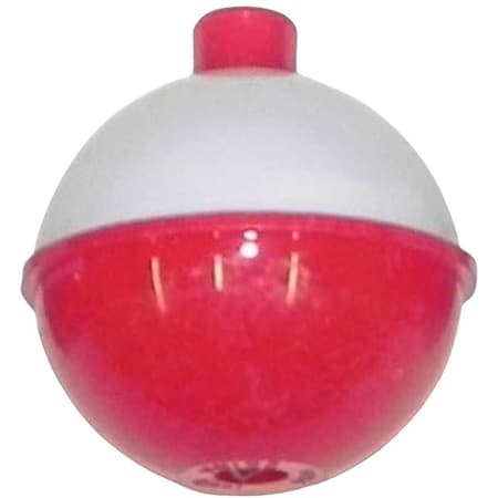 Stopper Lures BEST Float, 1 in, Plastic, Red/White, 4PK KE-BST-BPRR-100