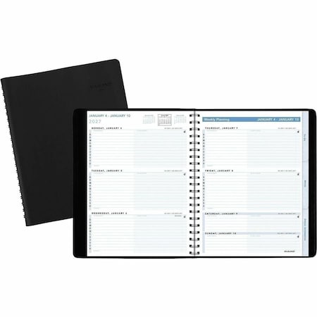 At-A-Glance The Action Planner Weekly Appointment Book, 11 x 8, Black Cover, 12-Month (Jan to Dec): 2025 70EP0105
