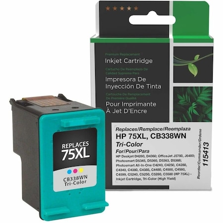 Clover Imaging Group Imaging Remanufactured High Yield Tri-Color Ink Cartridge 115413