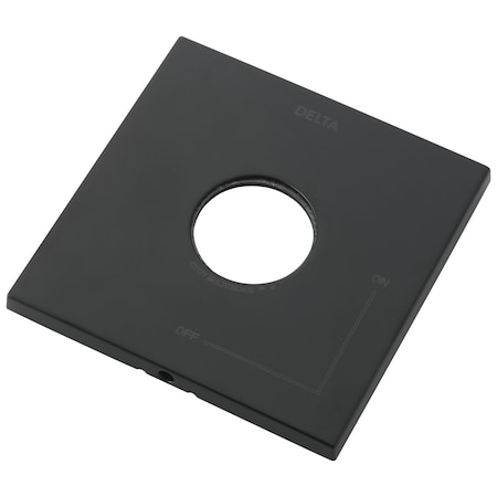 Delta Ara Escutcheon & Gasket - 17 Series In Matte Black RP75438BL